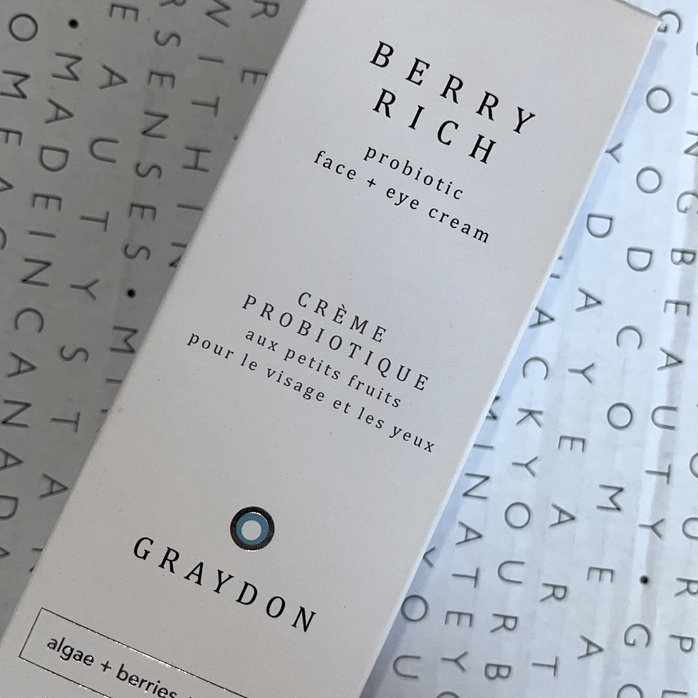 Graydon Berry Rich Probiotic Face + Eye Cream